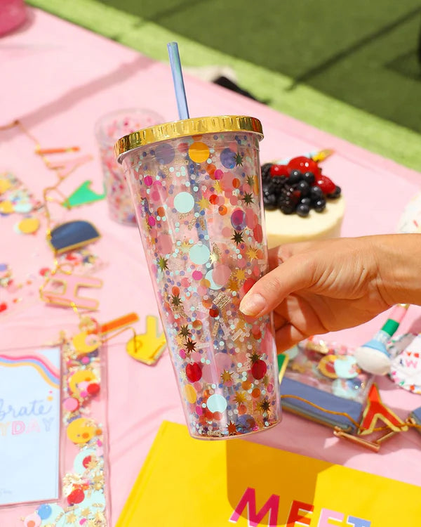 Celebrate Every Day Confetti Tumbler