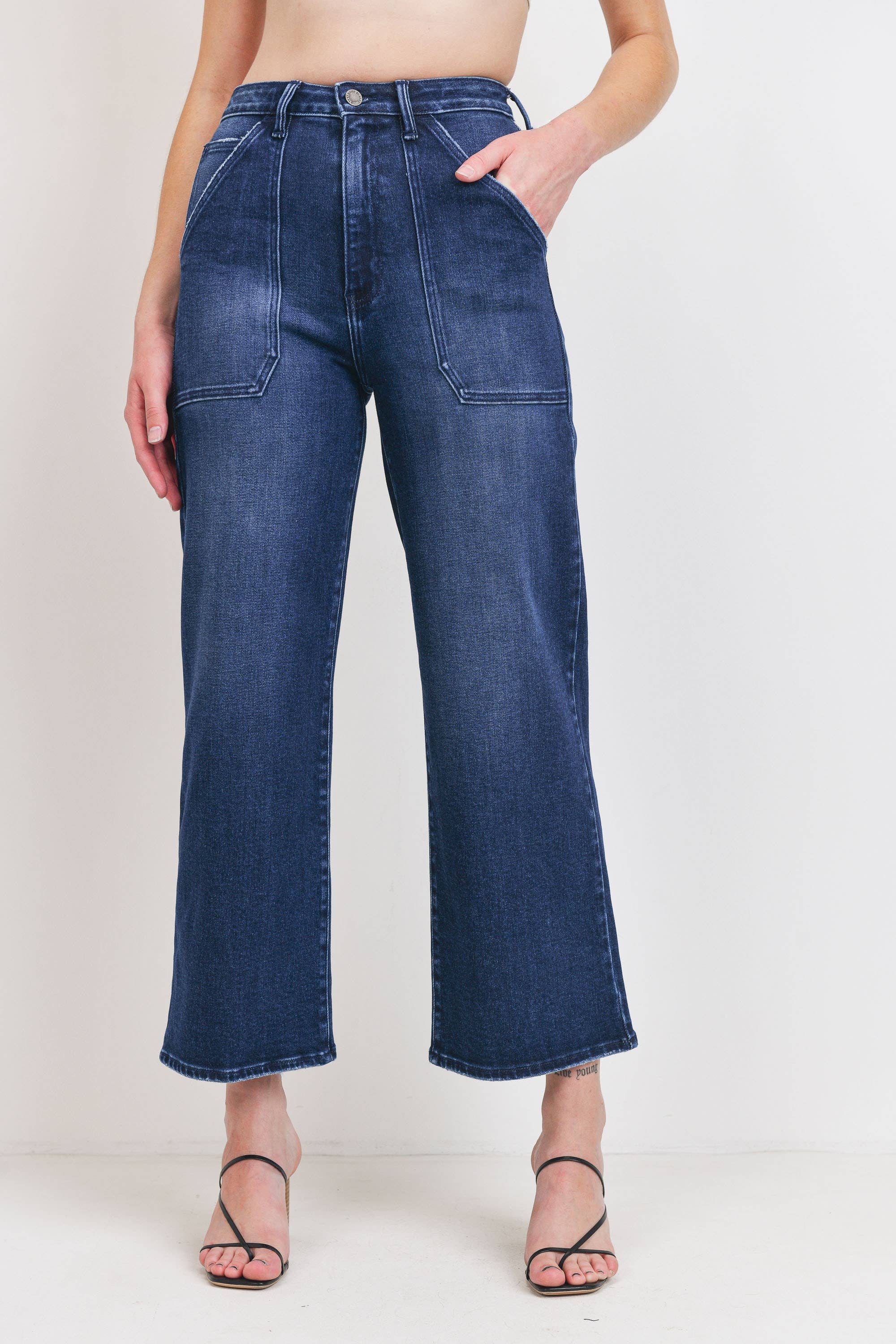 Cargo Pocket Wide Leg