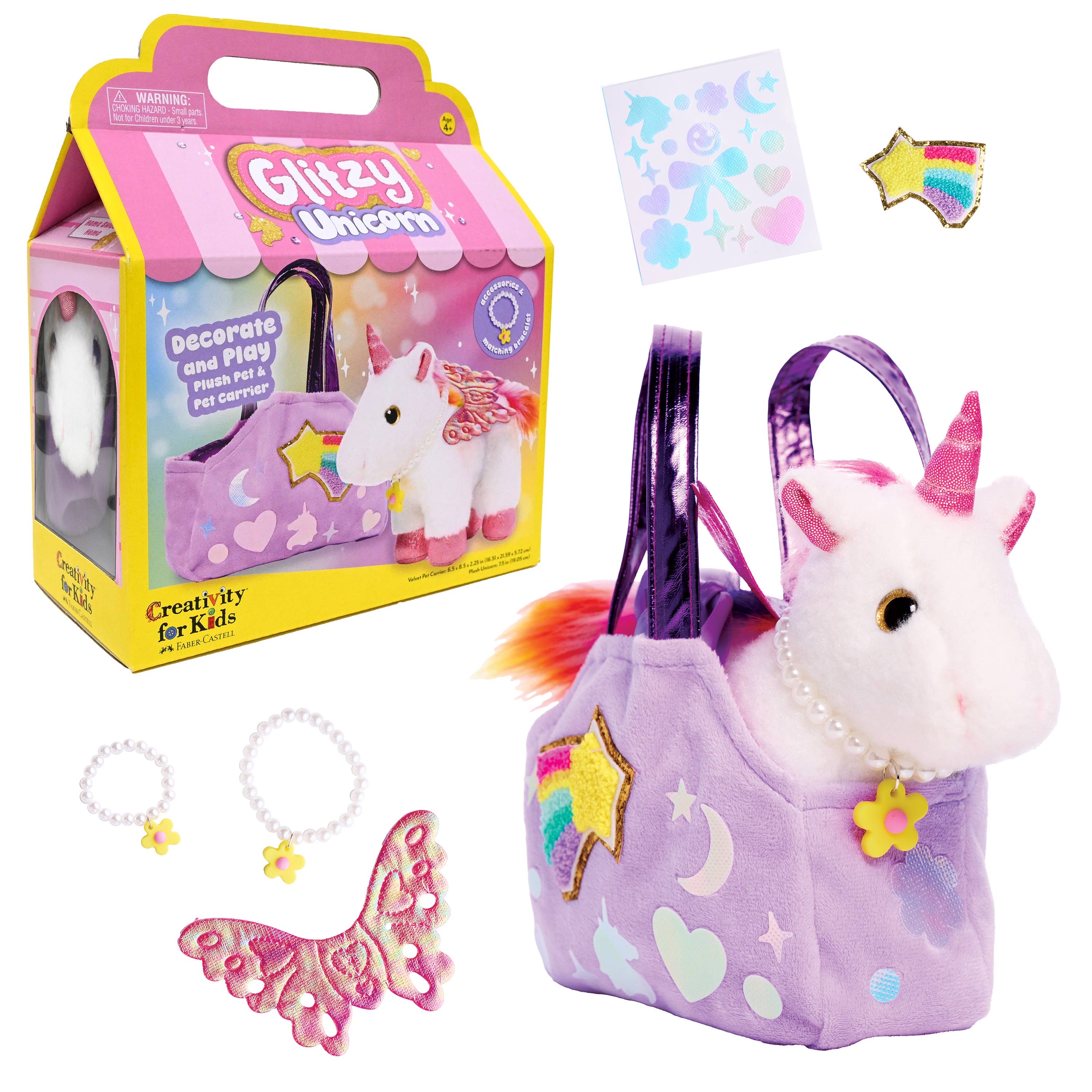 Decorate a Glitzy Unicorn DIY Craft Kit for Kids