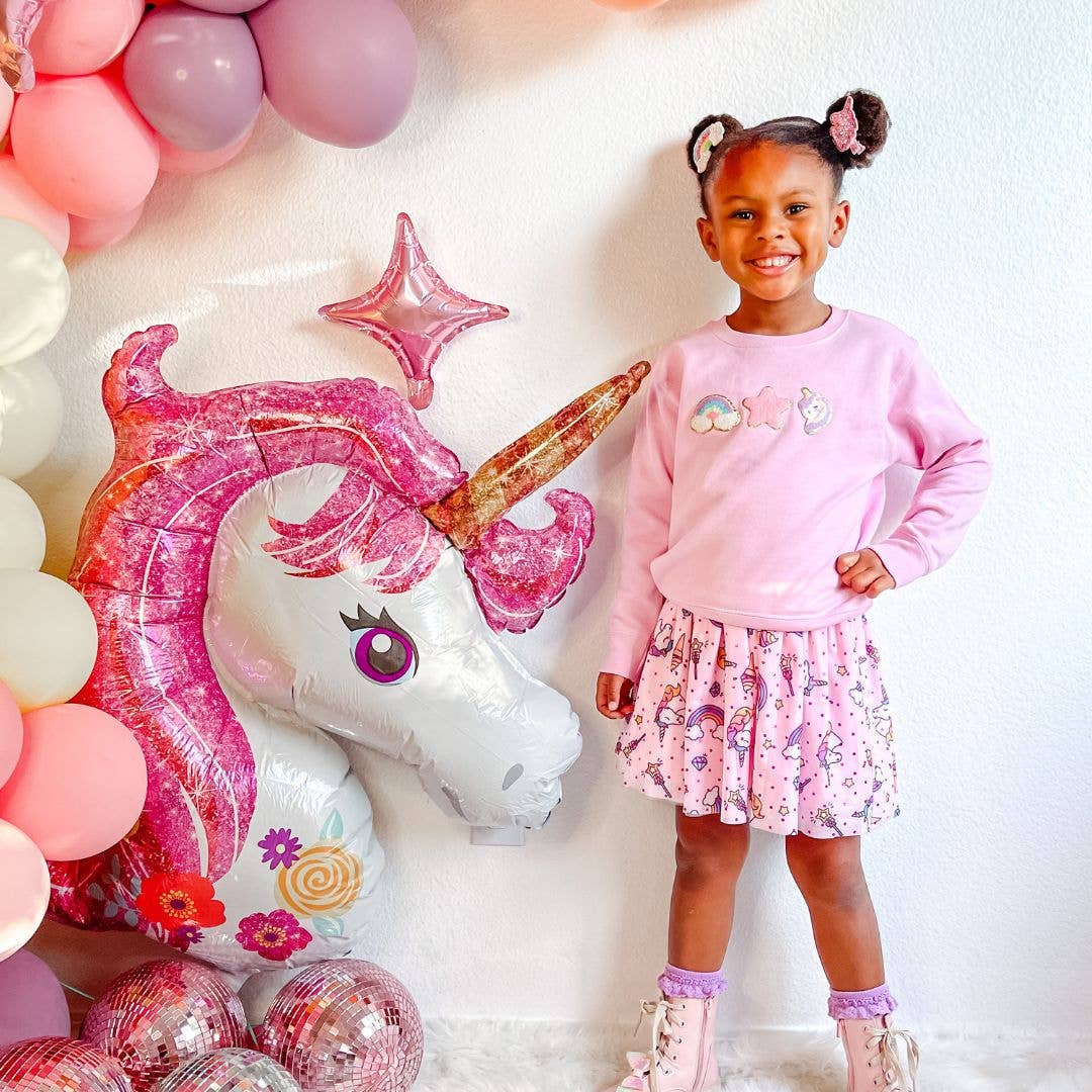 Unicorn Rainbow Clip Set - Kids Hair Clip Set