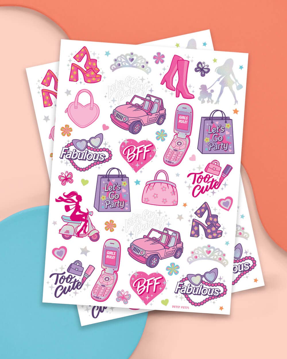 Kids Barbie Temporary Tattoos