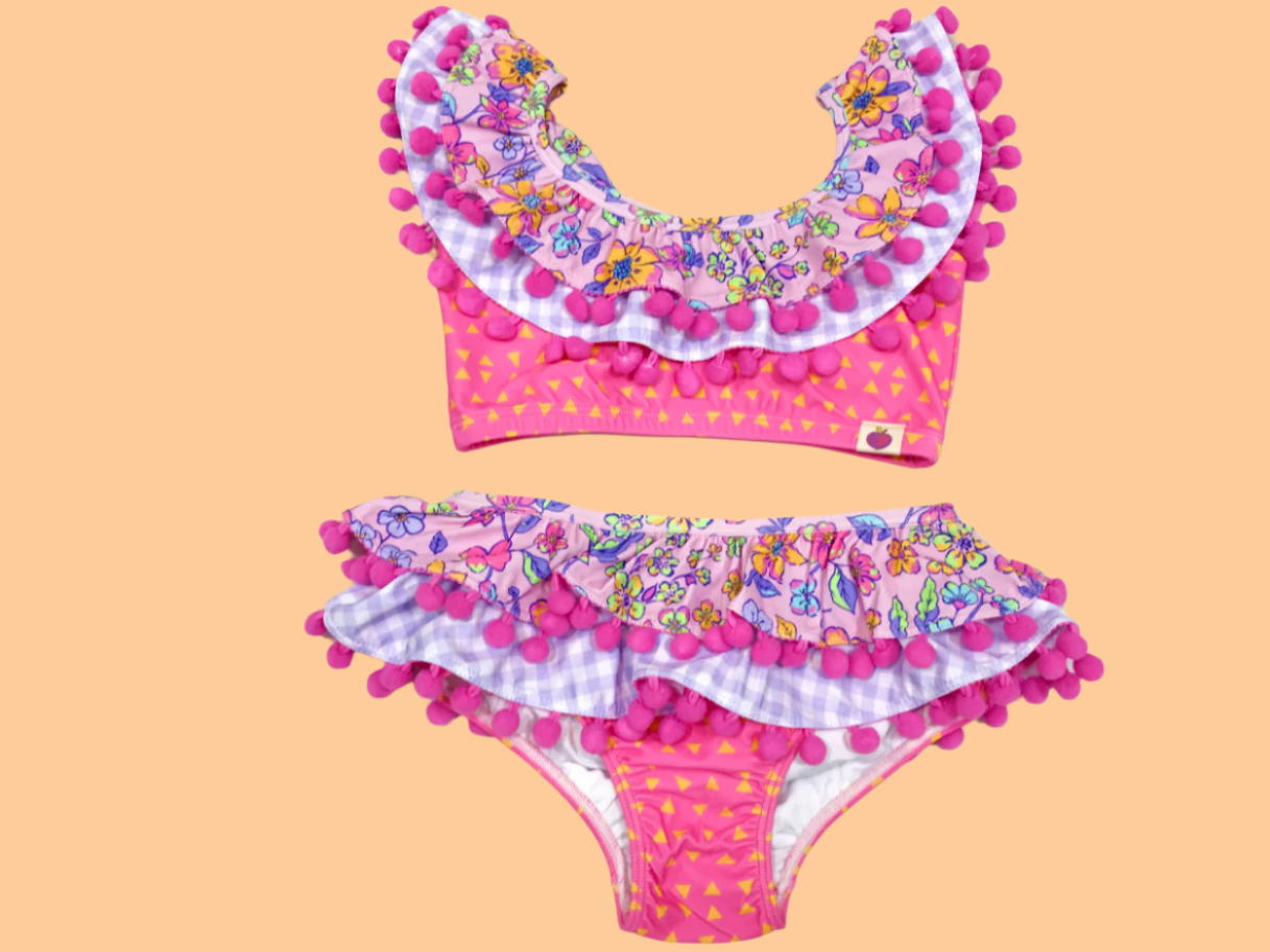 Vera Swimsuit - Sunset Sorbet Pom Pom (Pre-Order)
