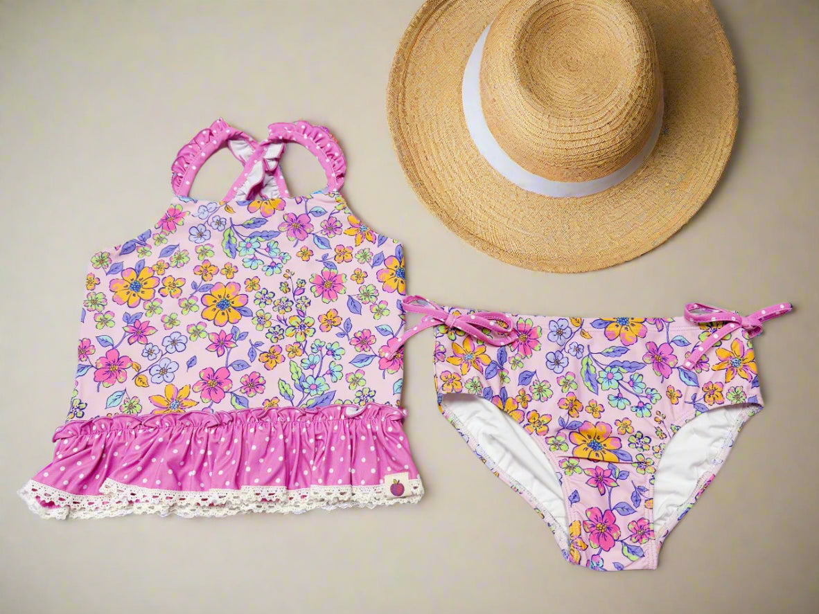 Selah Tankini Swimsuit - Sunset Sorbet