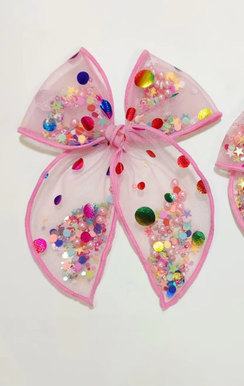Mesh Shaker Bow - Hair Party