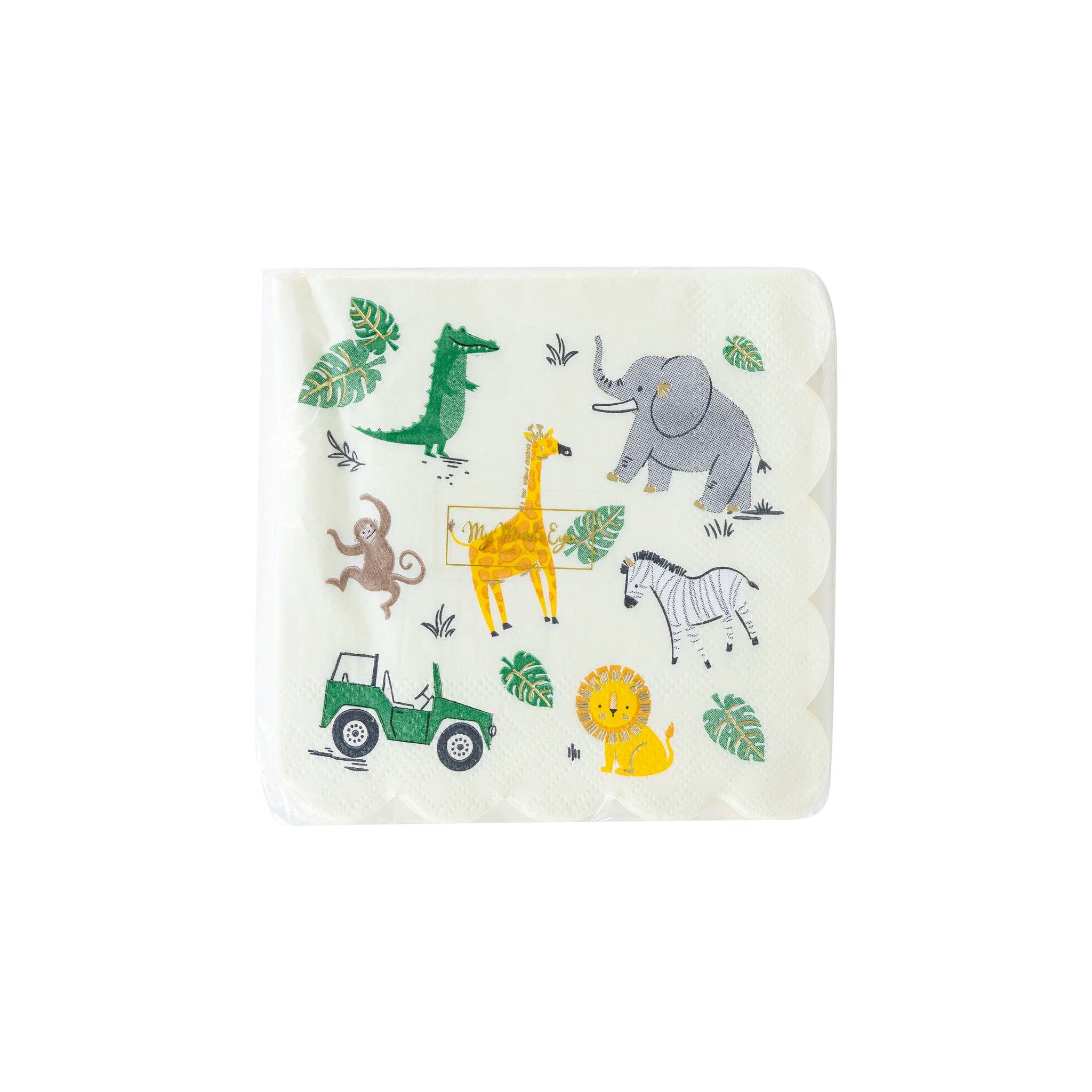 Safari Cocktail Paper Napkin - 18 PK