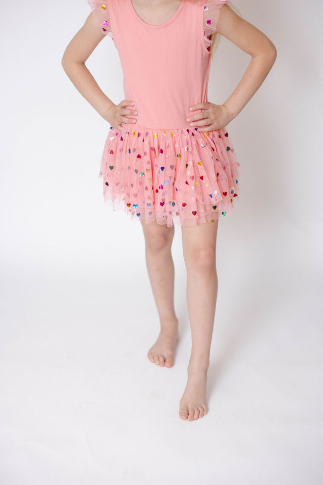 Farrah Leotard - Candy Confetti Heart