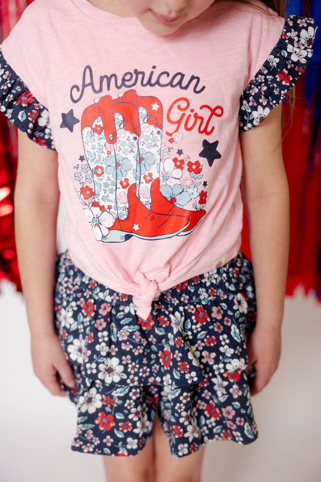 Blair Skirt - Patriot Posy