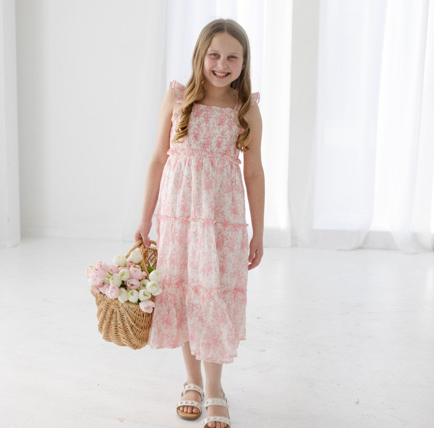 Fiona Maxi Dress - Toile de Rose (Pre-Order)
