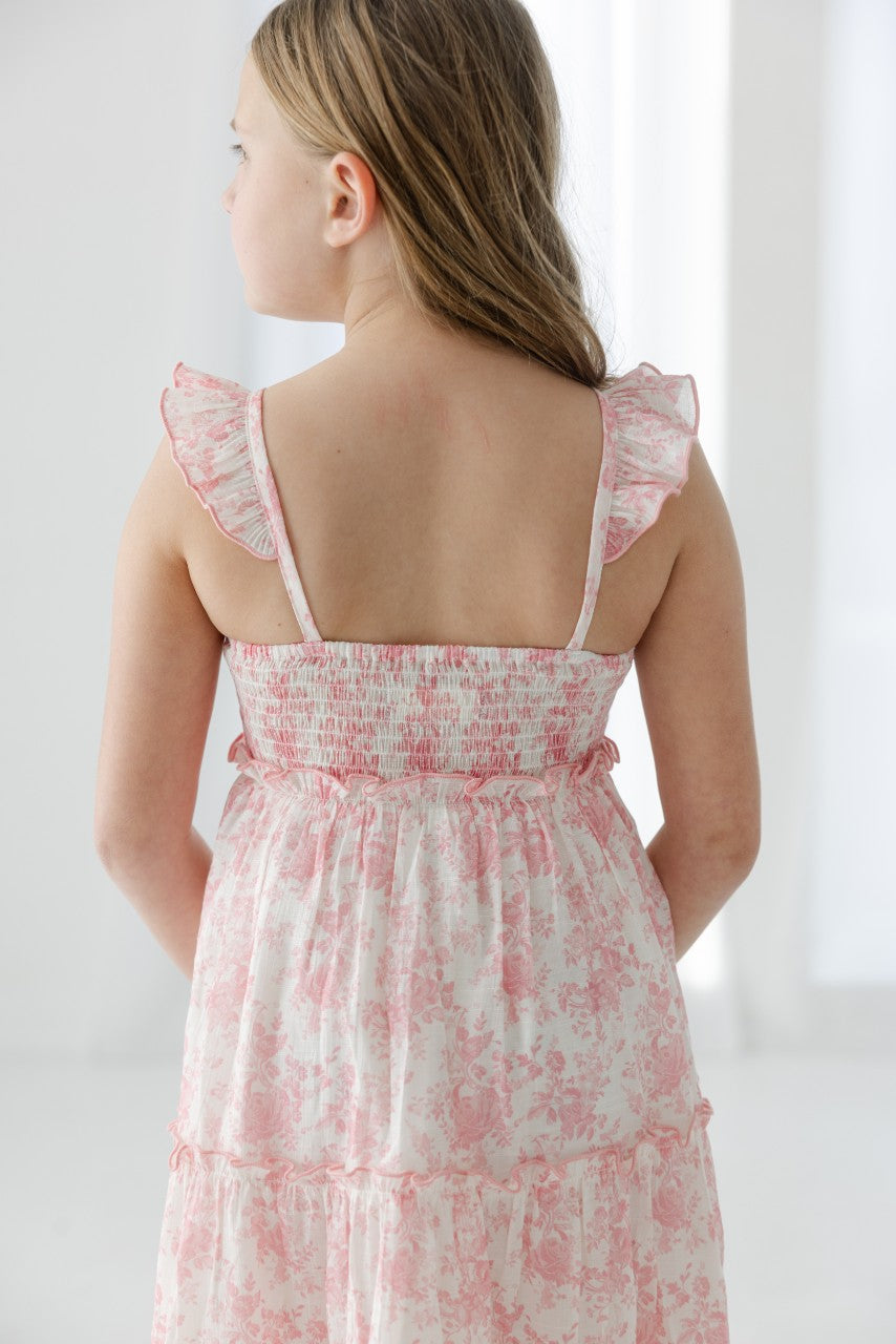 Fiona Maxi Dress - Toile de Rose (Pre-Order)