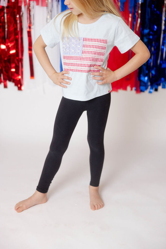 Applique Graphic Tee - Gingham Glory (Pre-Order)
