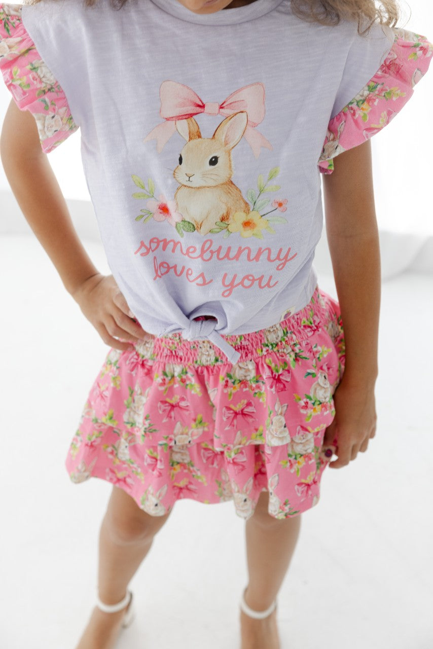 Tie Top - Somebunny Loves You