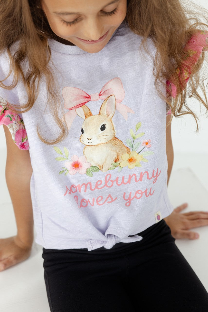 Tie Top - Somebunny Loves You