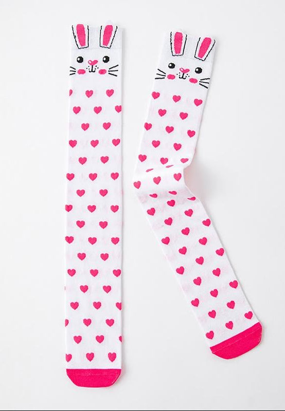 Knee High Socks - Heart Hopper