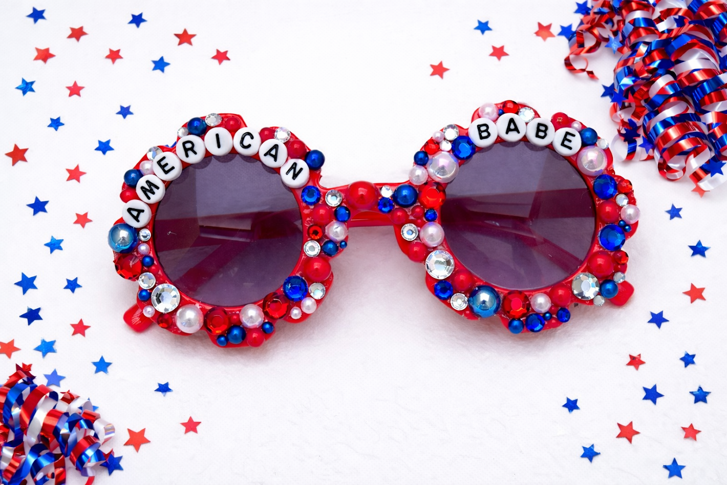 Embellished Sunglasses - American Babe (Pre-Order)