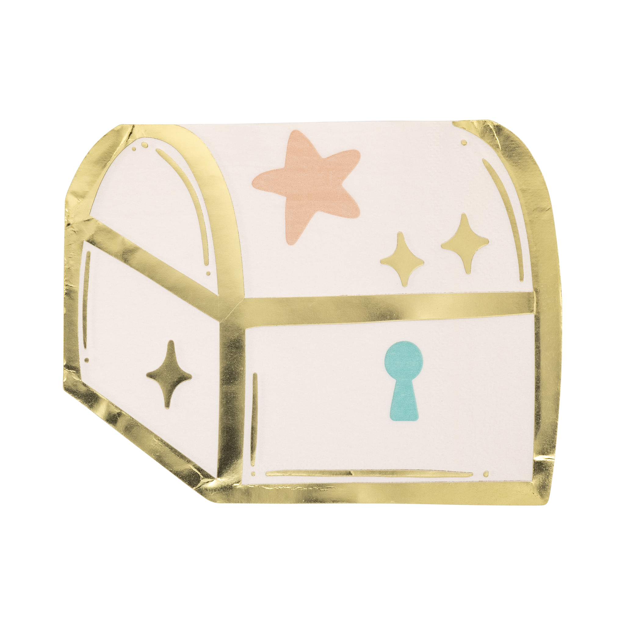 Mermaid Treasure Chest Napkin - 18 PK