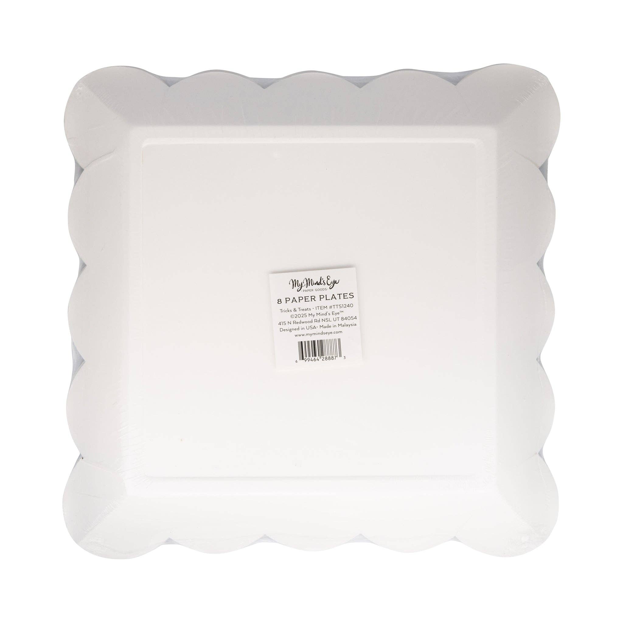 Tricks & Treats Scatter Paper Plate - 8 PK