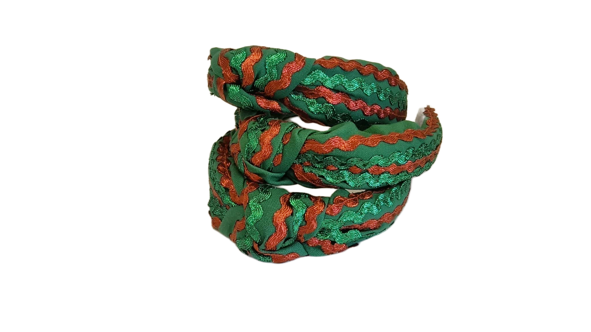 Ric Rac Headband - Holly Jolly