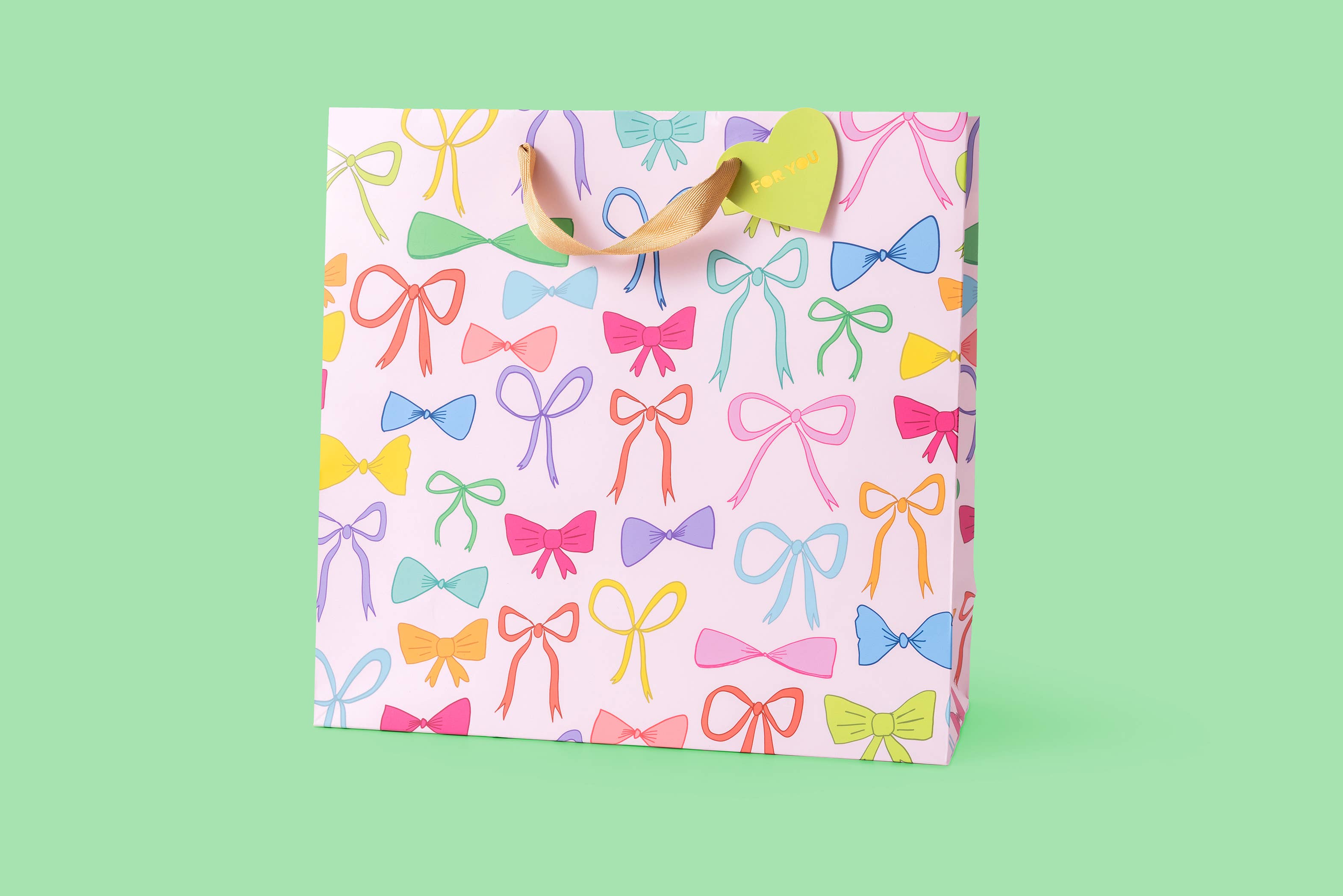 Gift Bag - Colorful Bows - Large