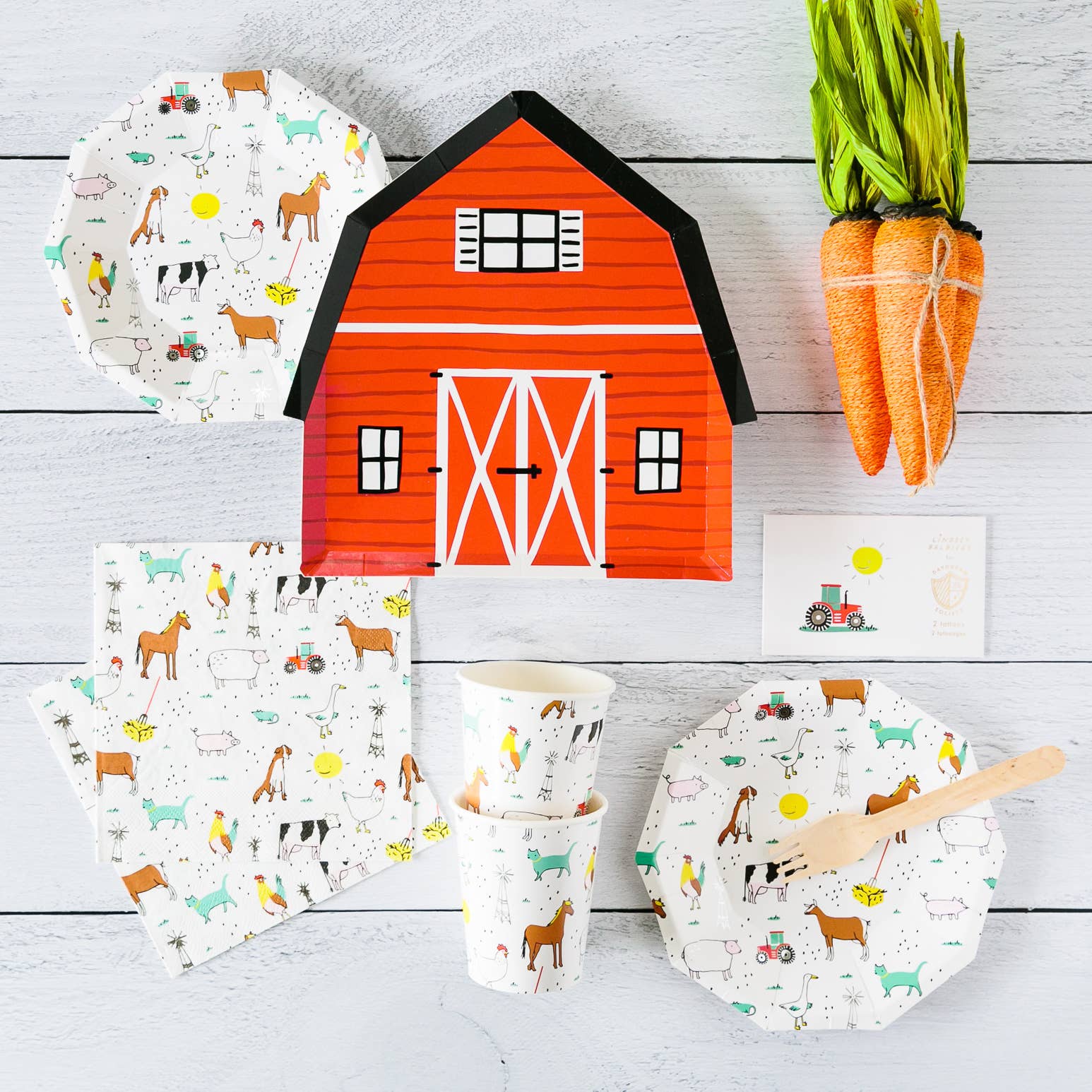 On the Farm Large Plates - 8 PK