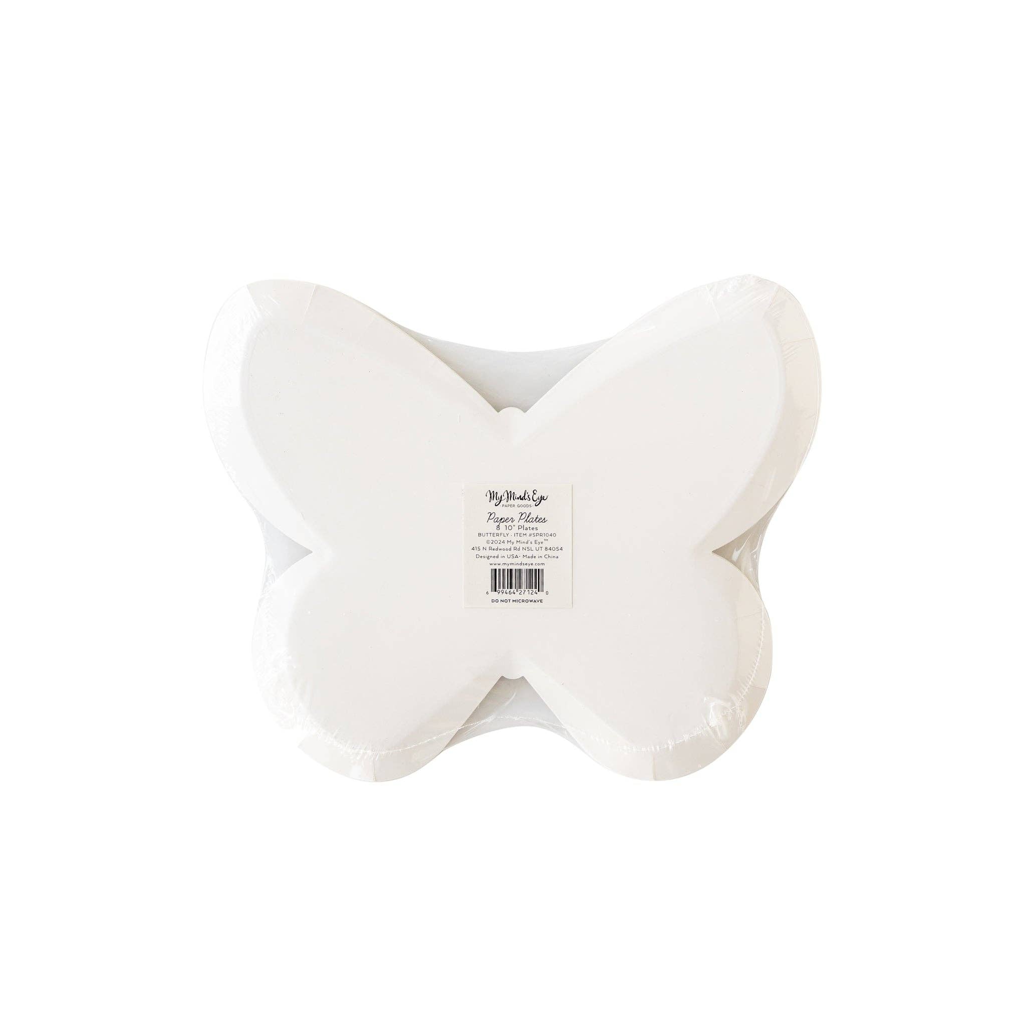 Butterfly Plates - 8 PK