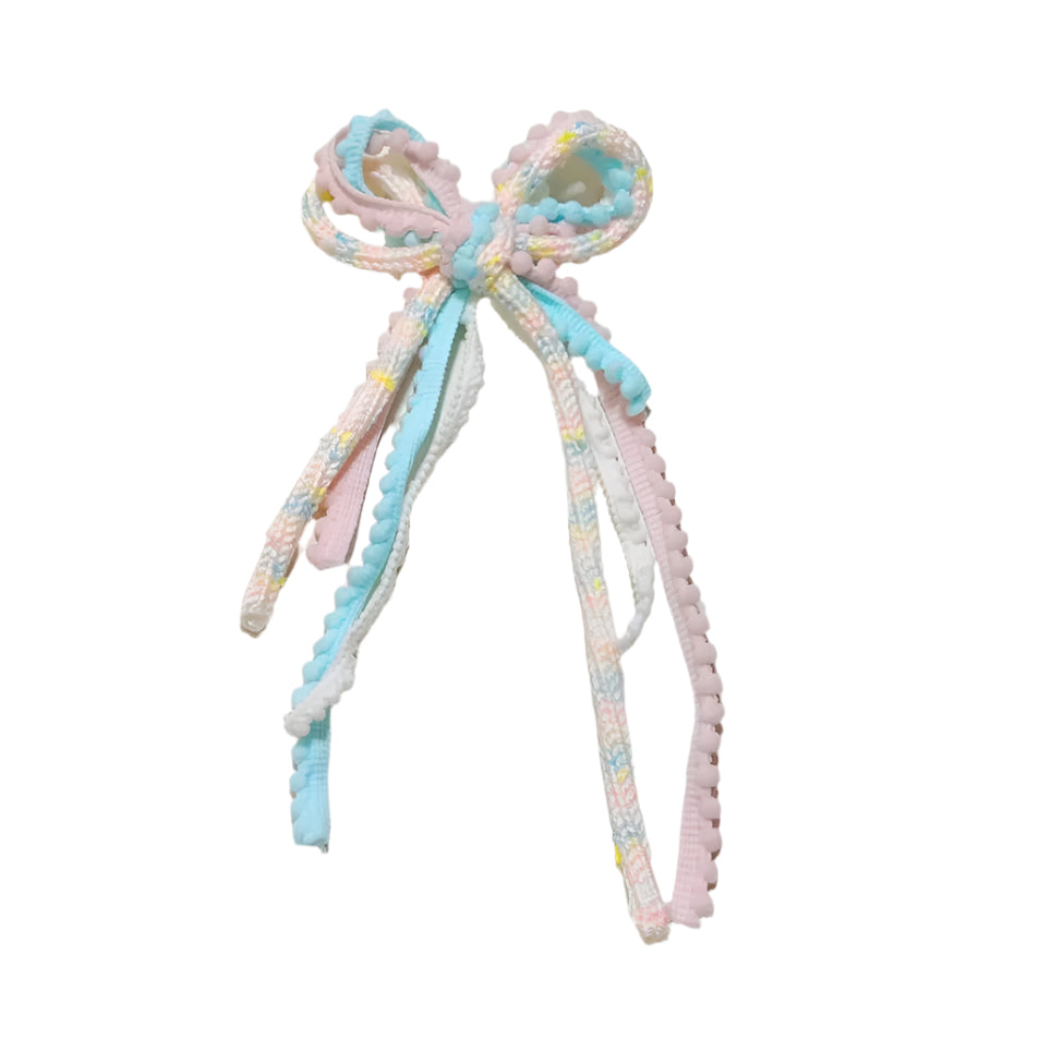 Textured Hair Bow - Dreamy Pastels