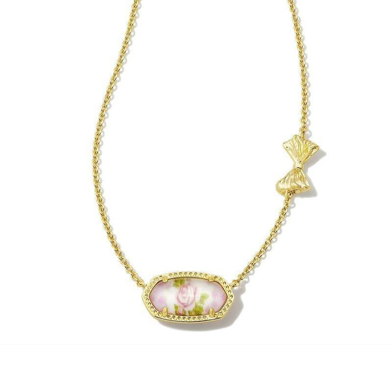 Floral Pendant Necklace