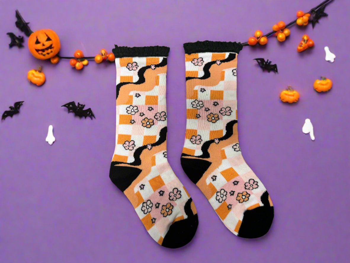 Lace Knee High Socks - Hippie Haunt