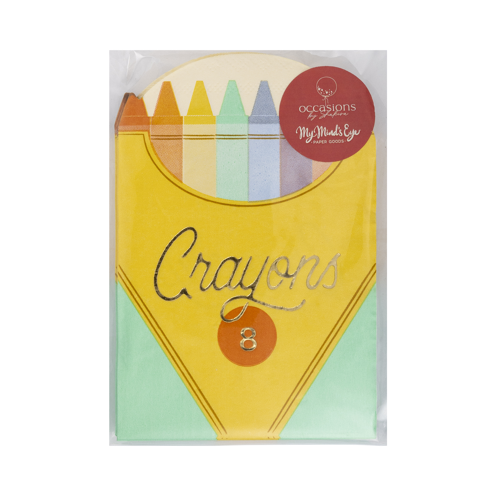 Crayon Box Napkin - 18 PK