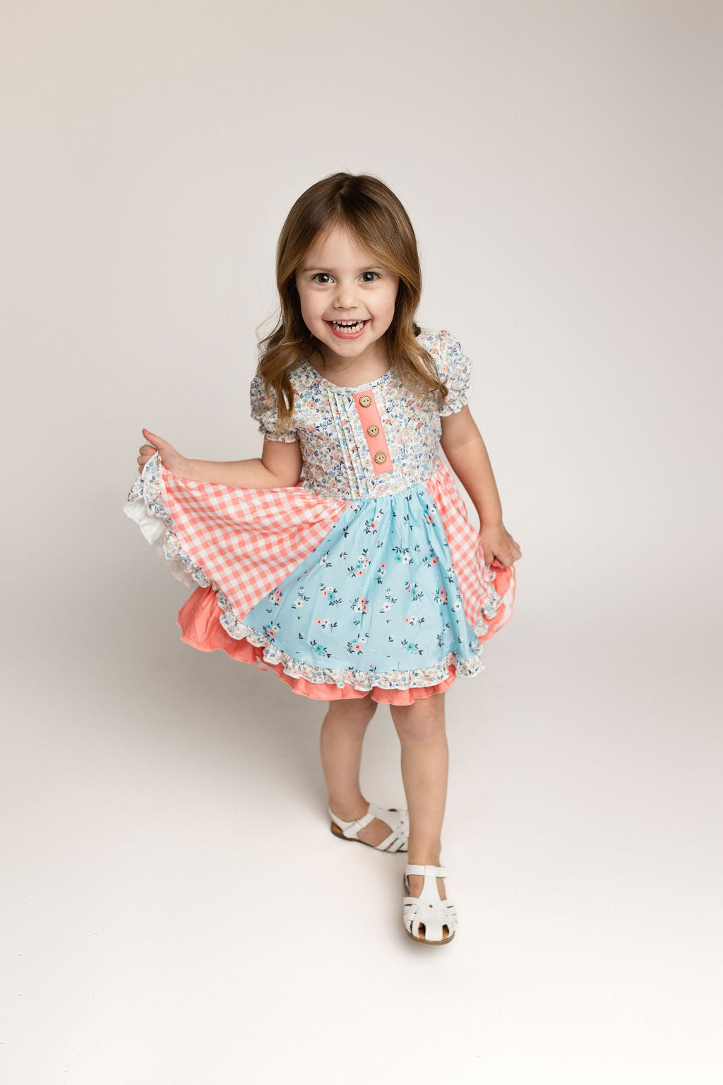 Kate Knit Dress - Coral Crush