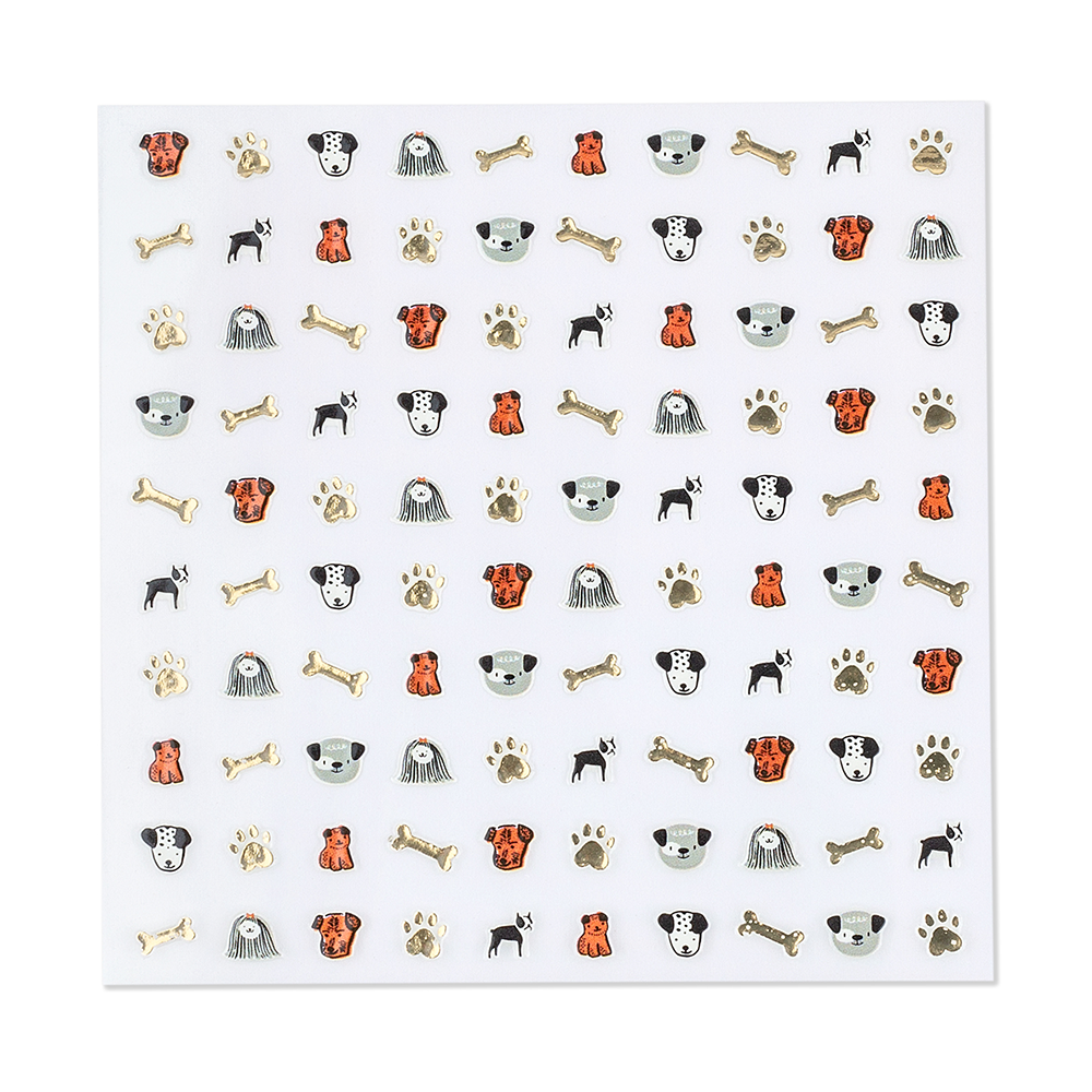 Bow Wow Nail Stickers - 1 PK