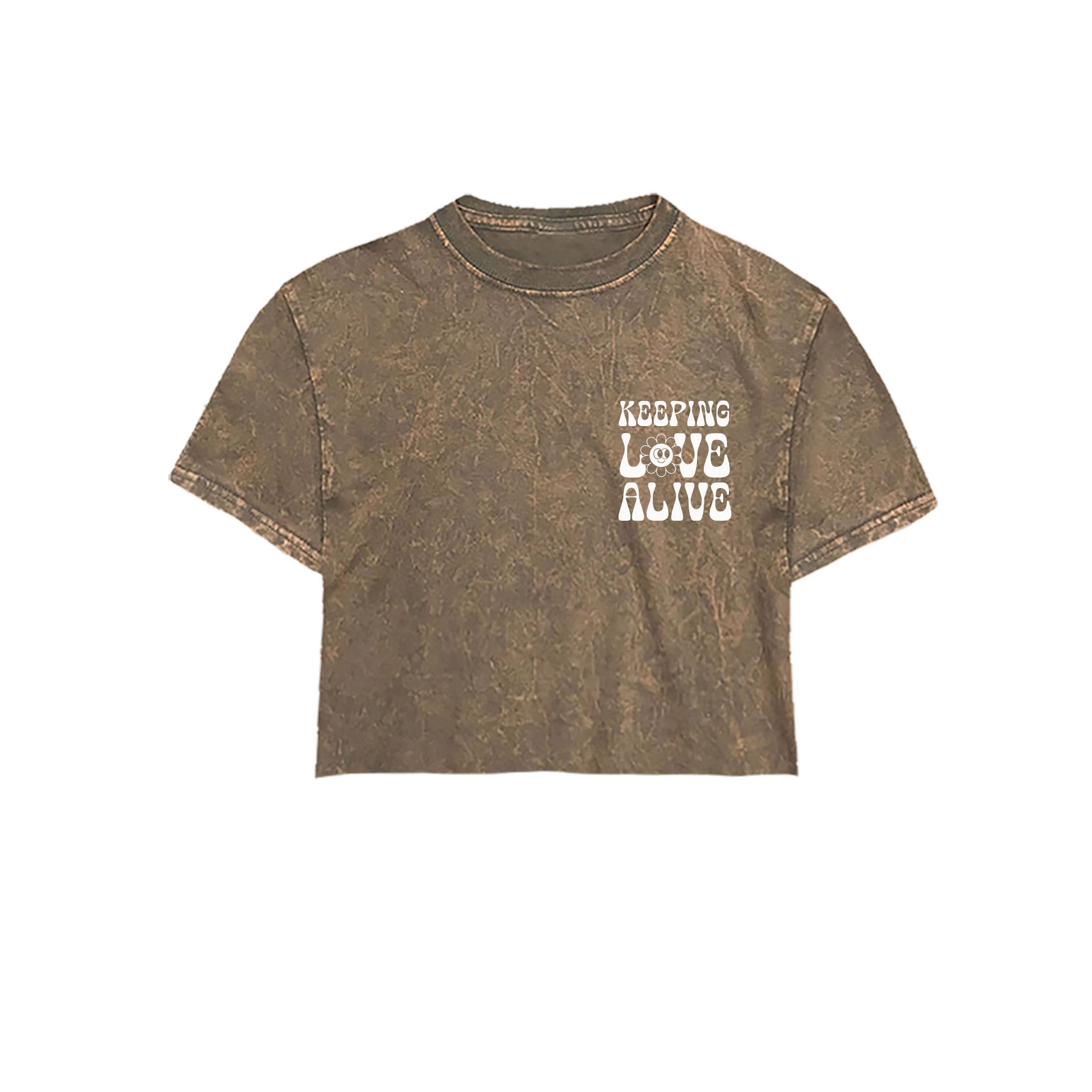 Keeping Love Alive Crop T-shirt