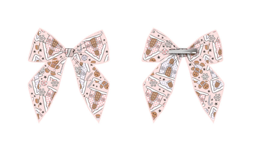 Oversized Hair Clip - Christmas Crew