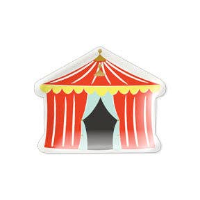 Carnival Tent Shaped Plate - 8 PK