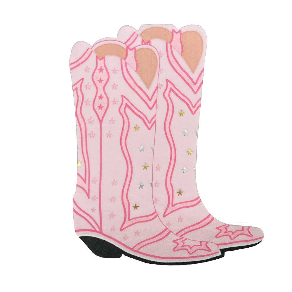 Pony Tales Boot Napkins - 16 PK