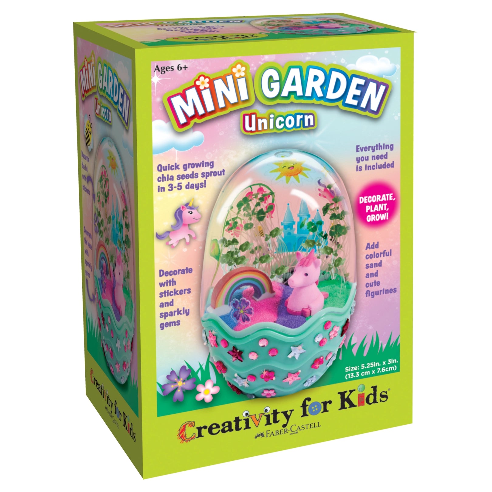 Grow A Mini Garden – Unicorn - Diy Craft Kit For Kids