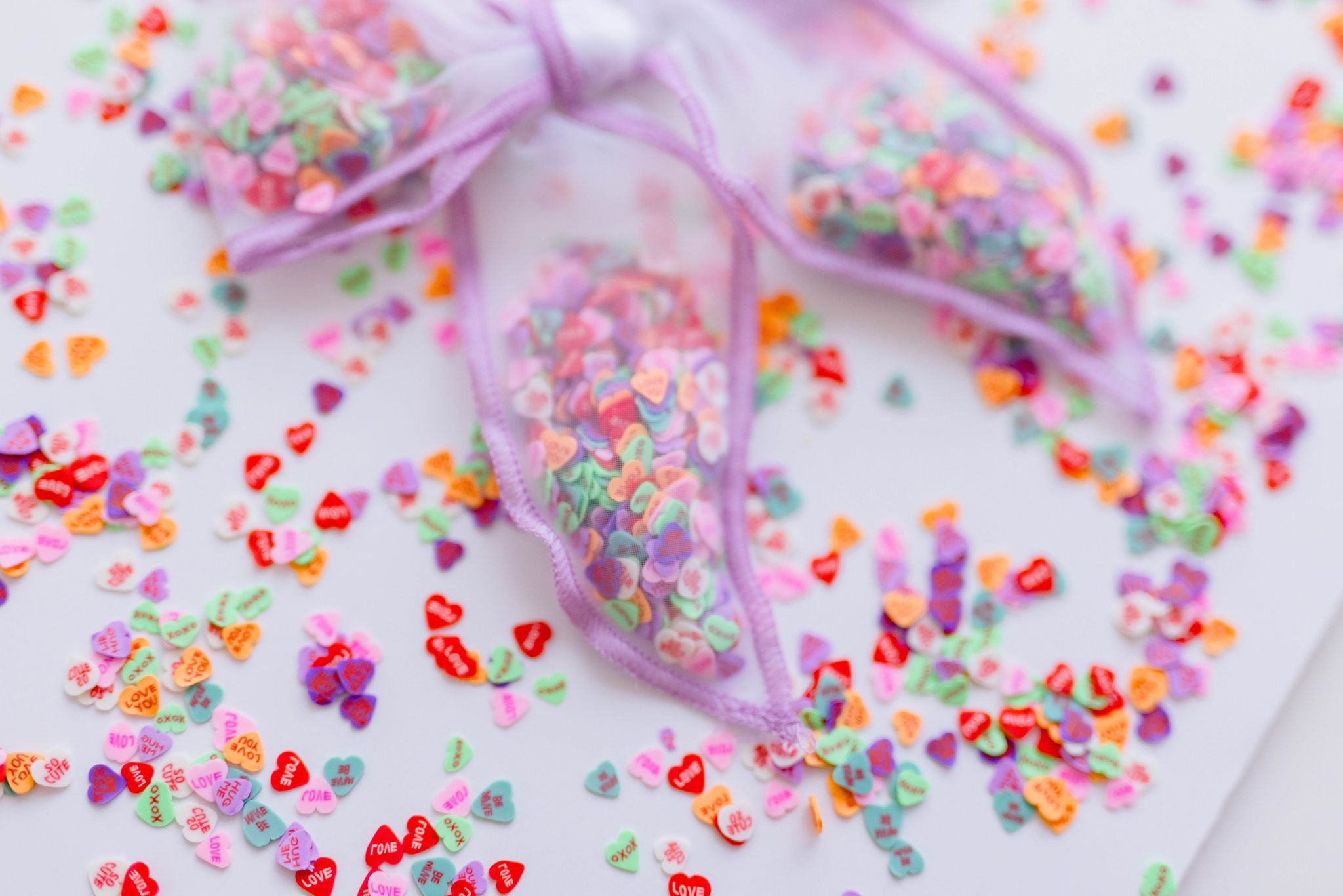 Mesh Shaker Bow - Sweetheart