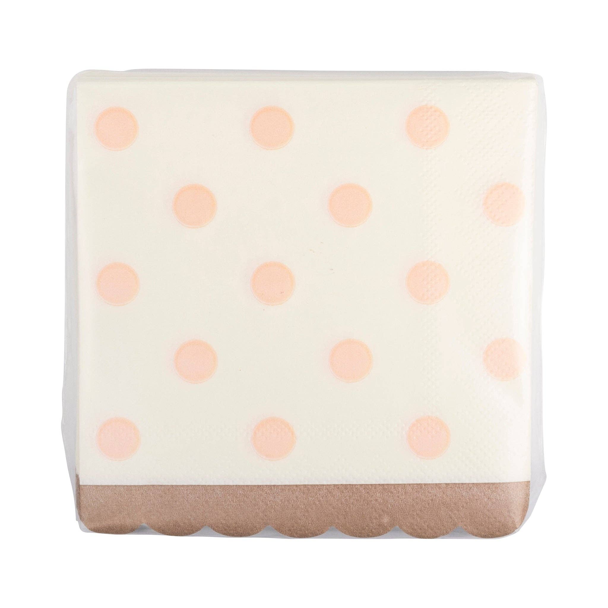 Polka Dot Cocktail Napkin - 24 PK