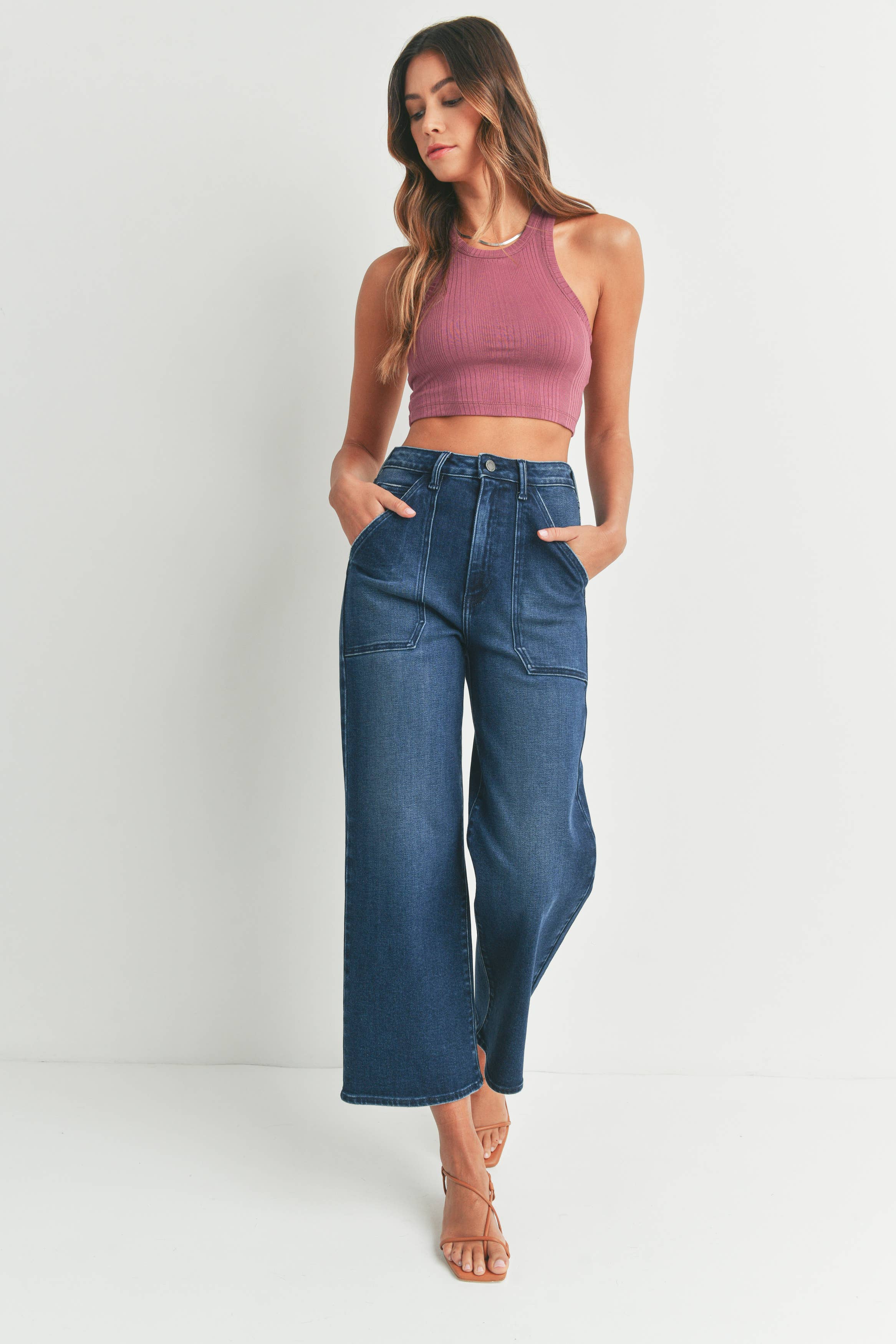 Cargo Pocket Wide Leg