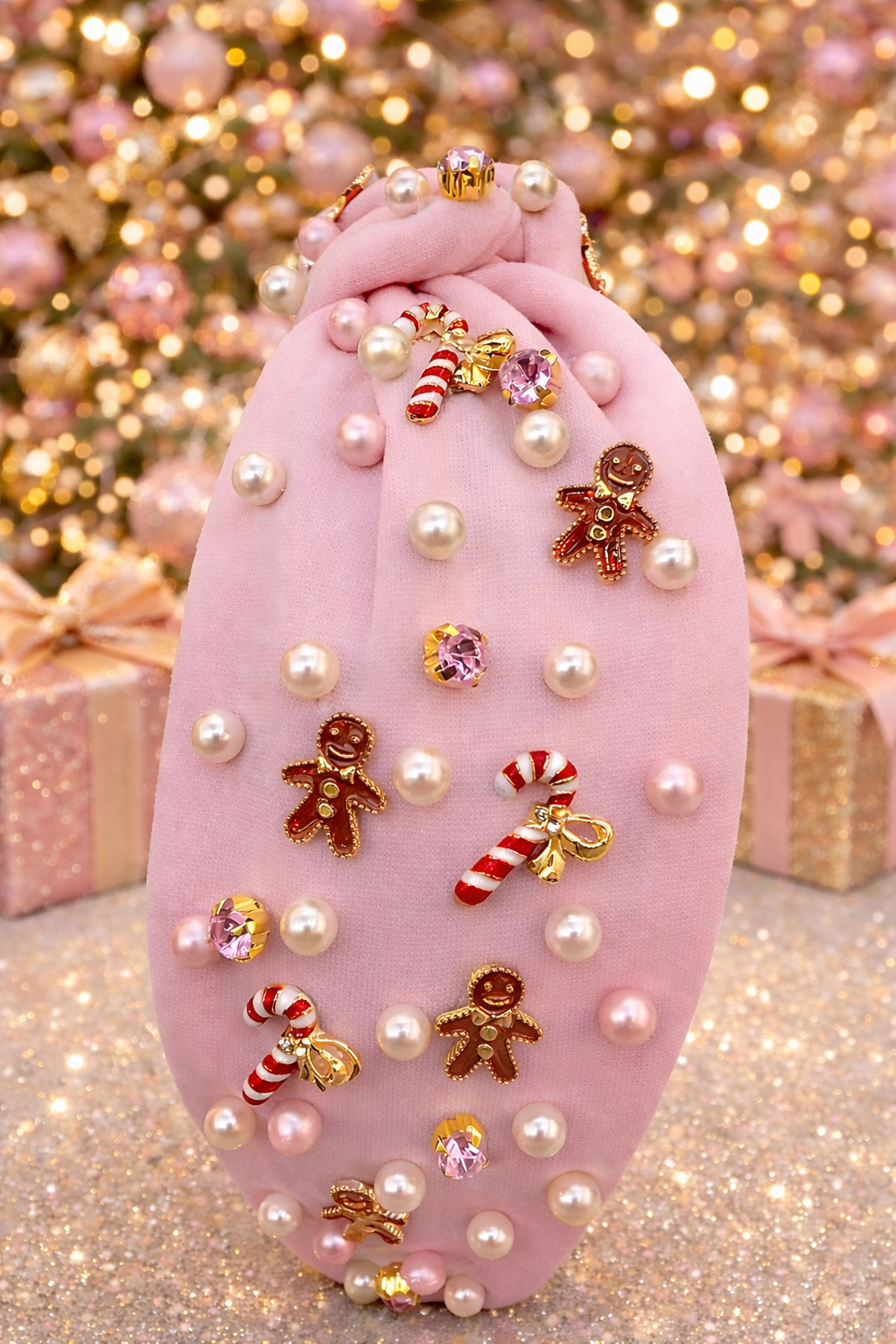 Beaded Headband - Gingerbread Dreams