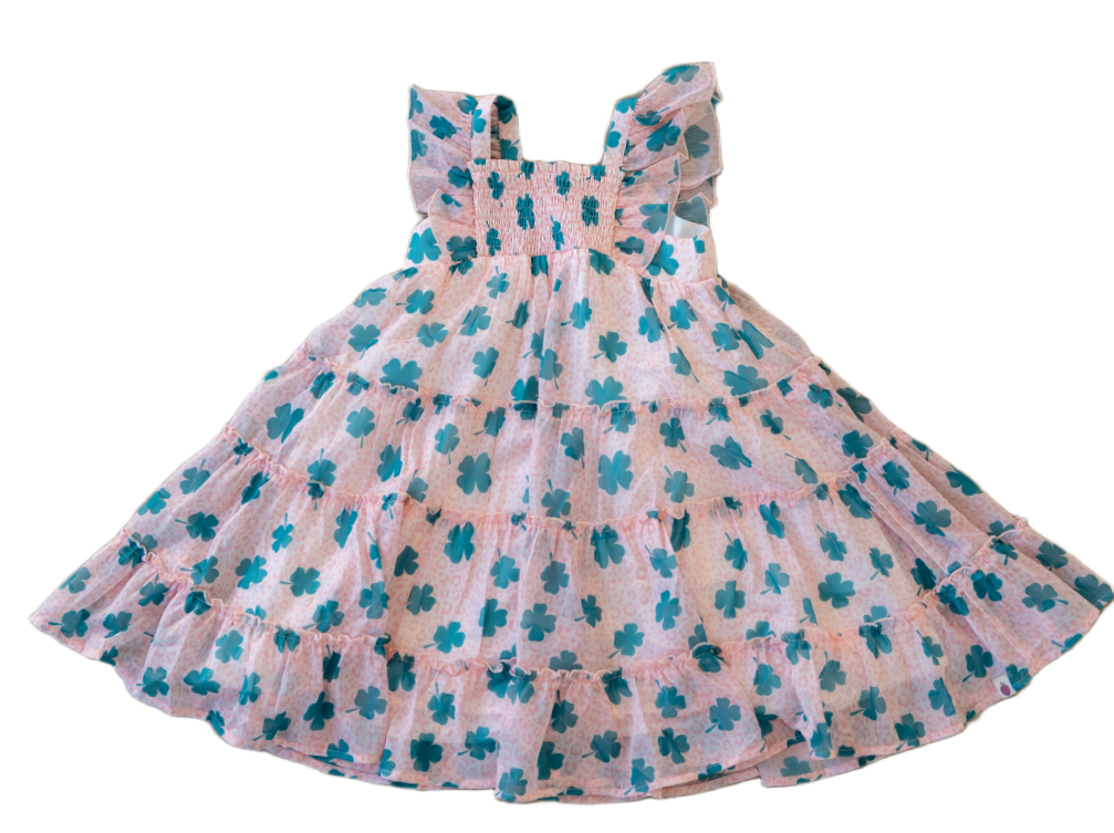Brielle Shimmer Dress - Lucky Leopard