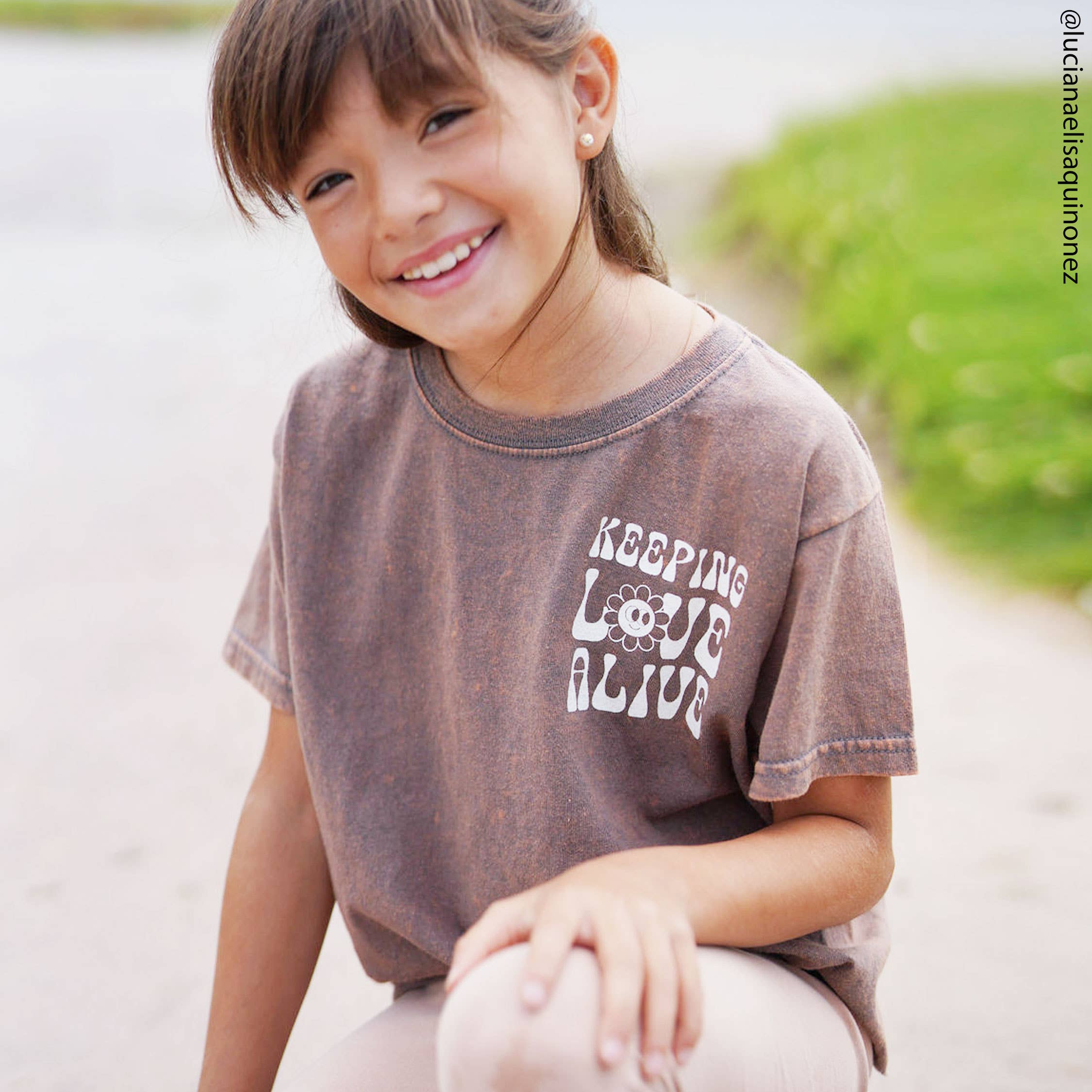 Keeping Love Alive Crop T-shirt