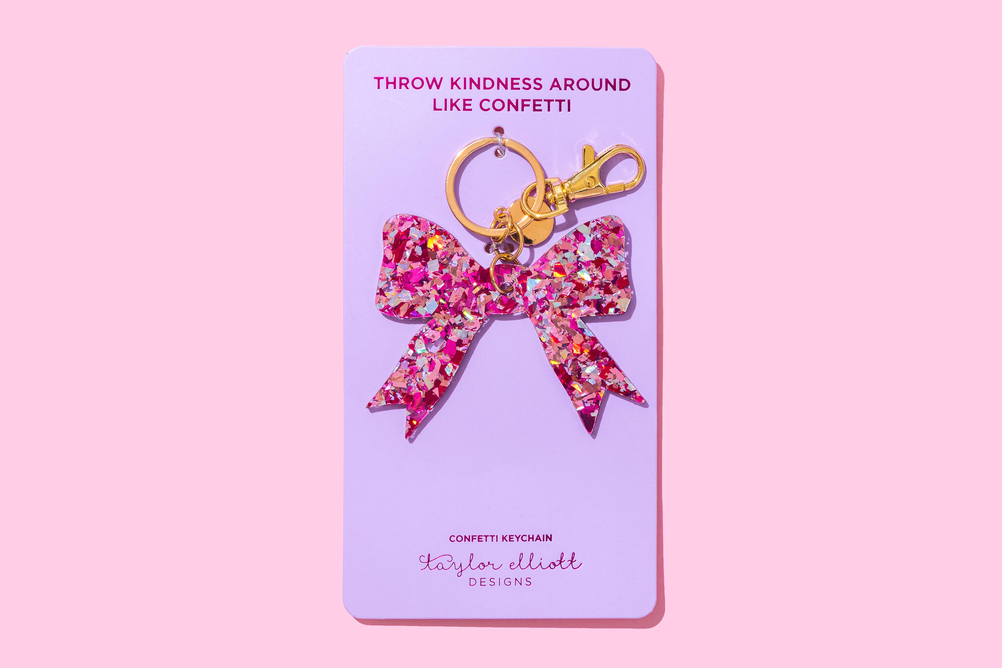 Confetti Keychain - Bow