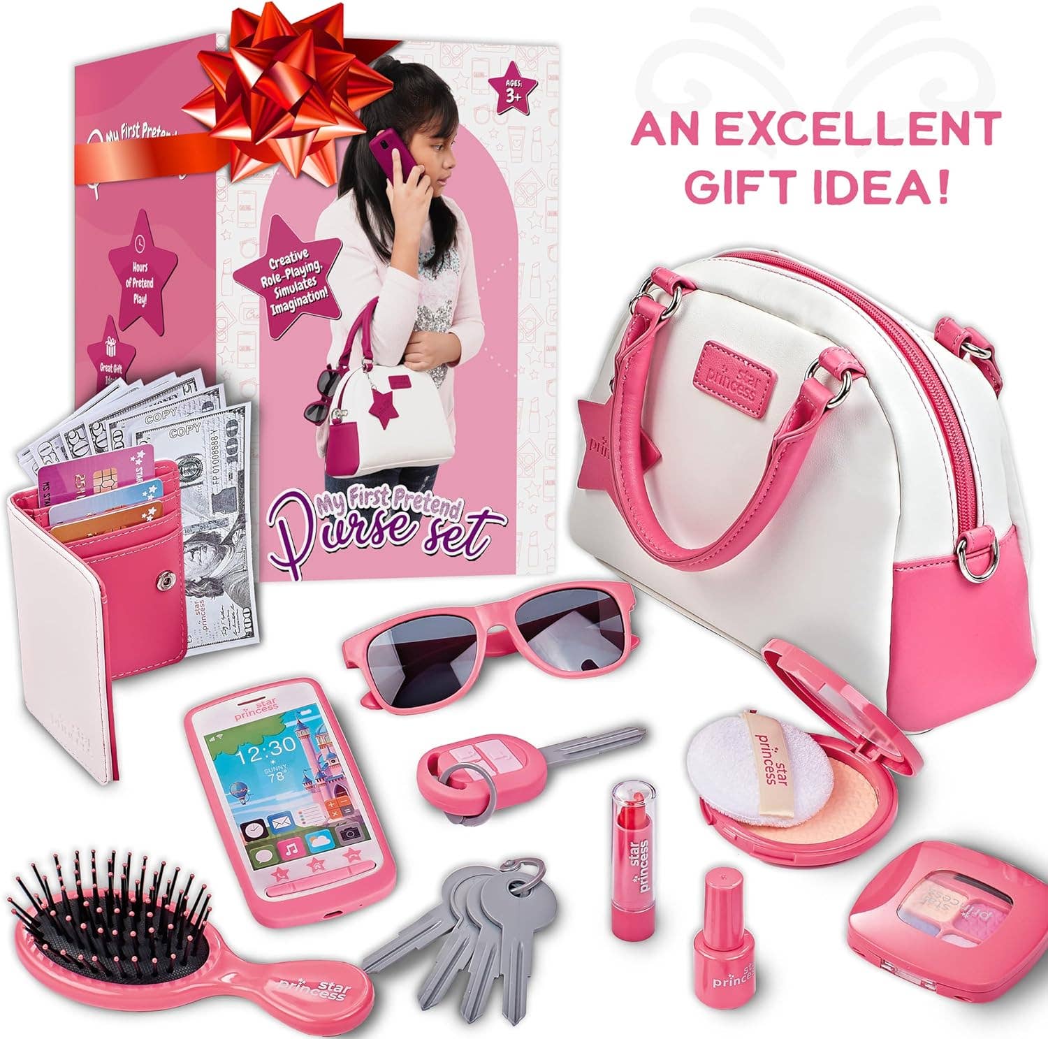 Deluxe Pretend Play Purse Set with Accessories