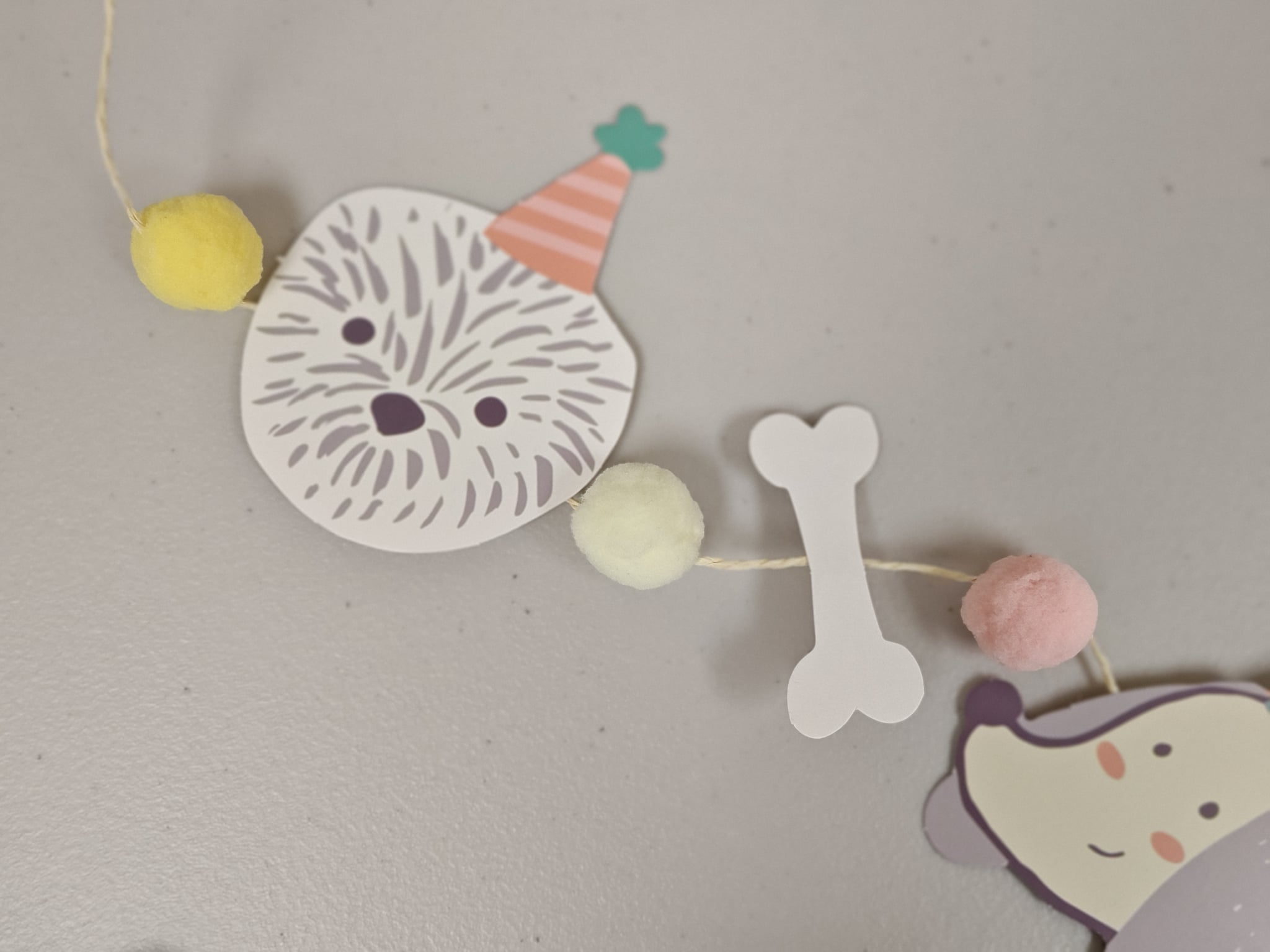 Puppy Dog Birthday Banner