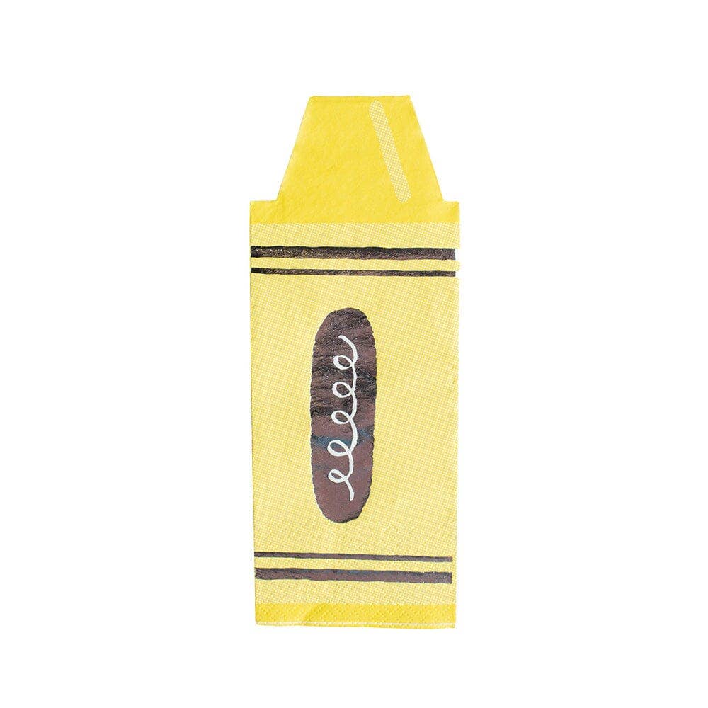 School Days Large Crayon Napkins - 16 PK