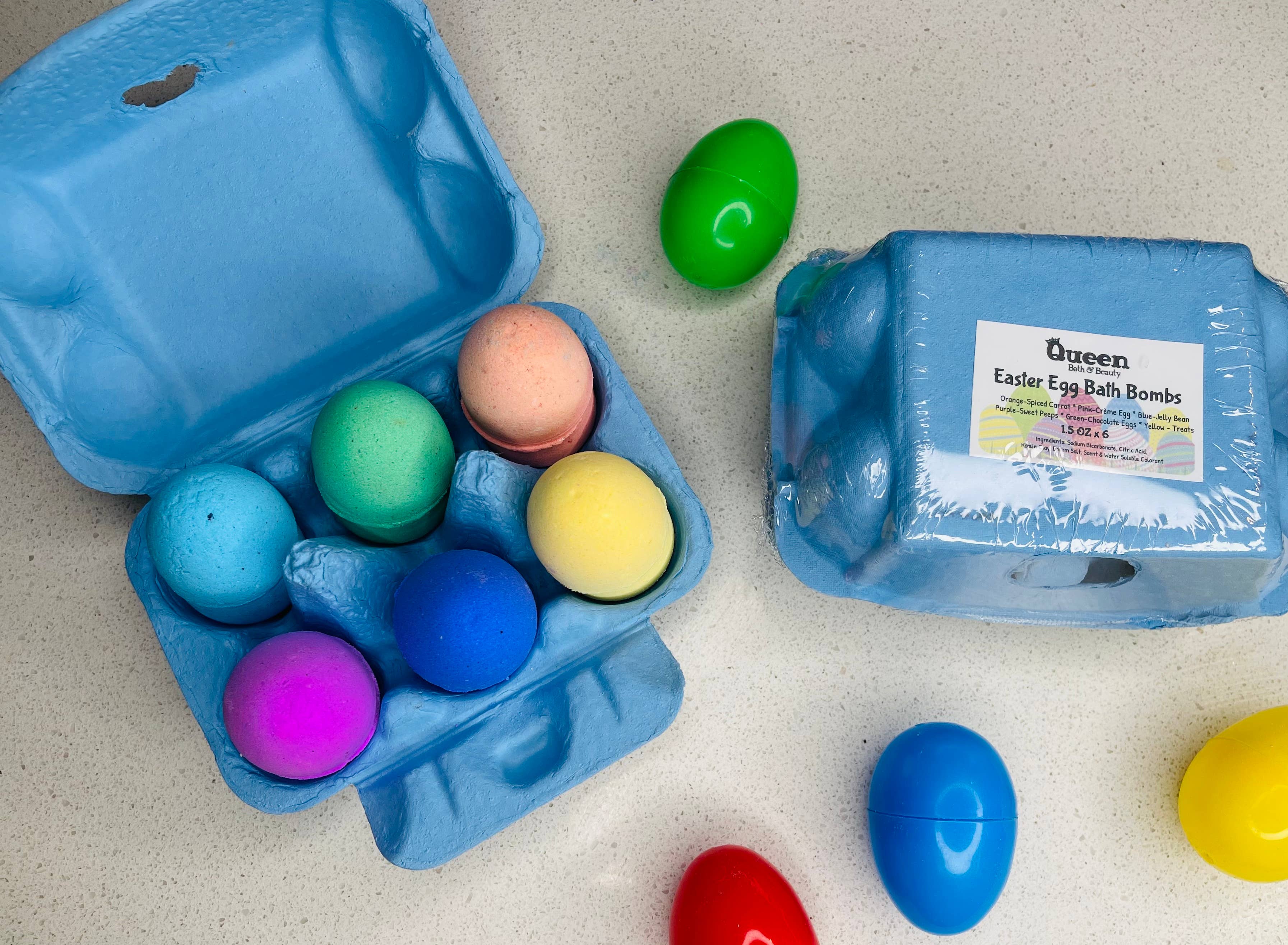 Easter Egg Carton Bath Bomb Set