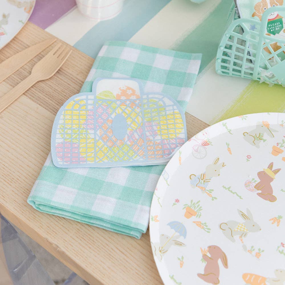 Bunnies In The Garden Large Napkins - 16 PK