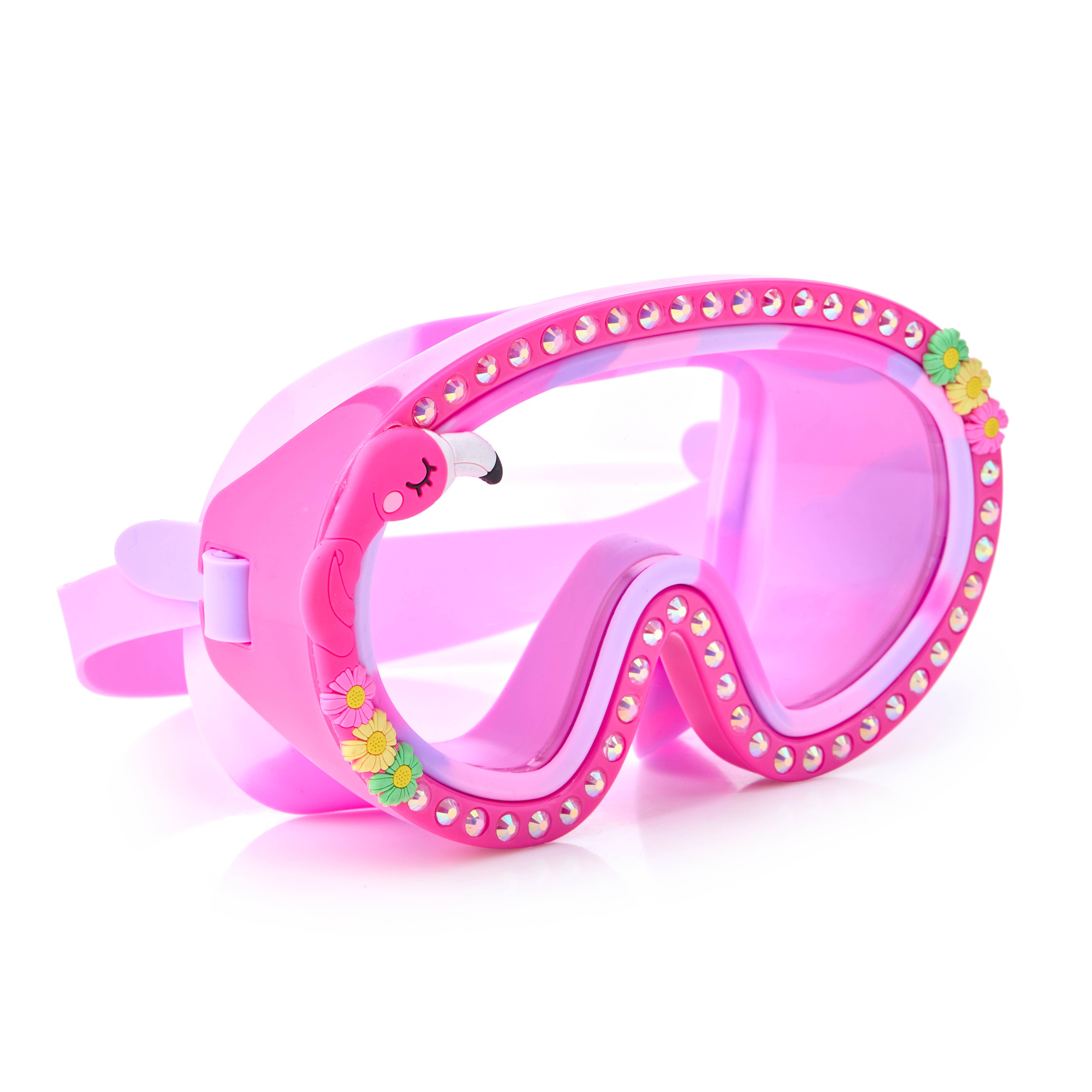 Flamingo Pink Kids' Swim Mask