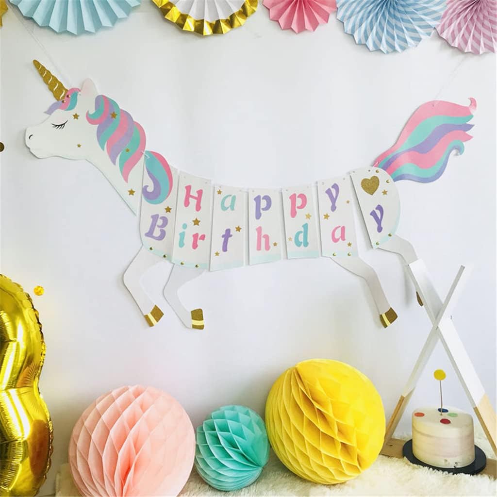 Build A Unicorn Birthday Garland