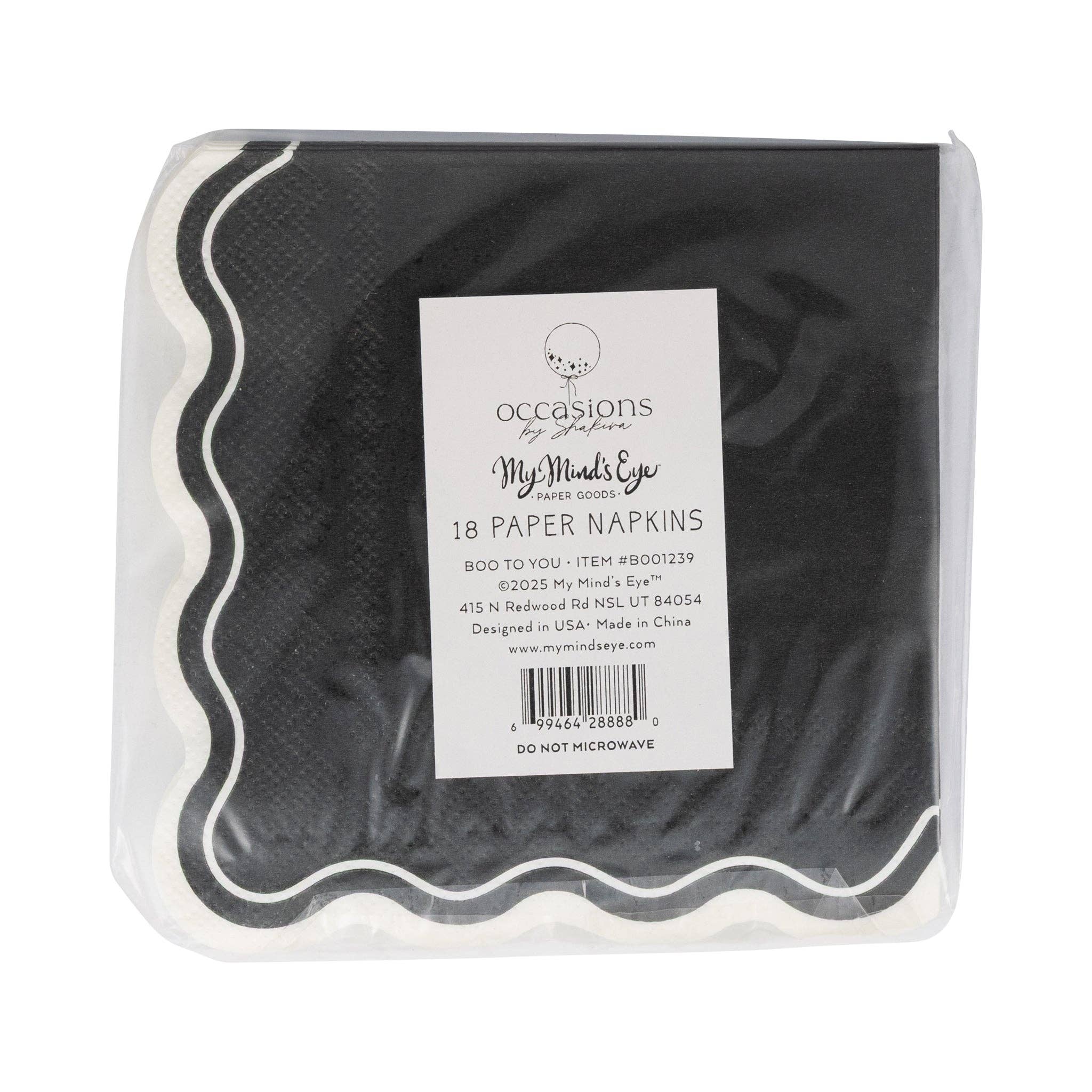 Boo Ghost Cocktail Napkin - 18 PK